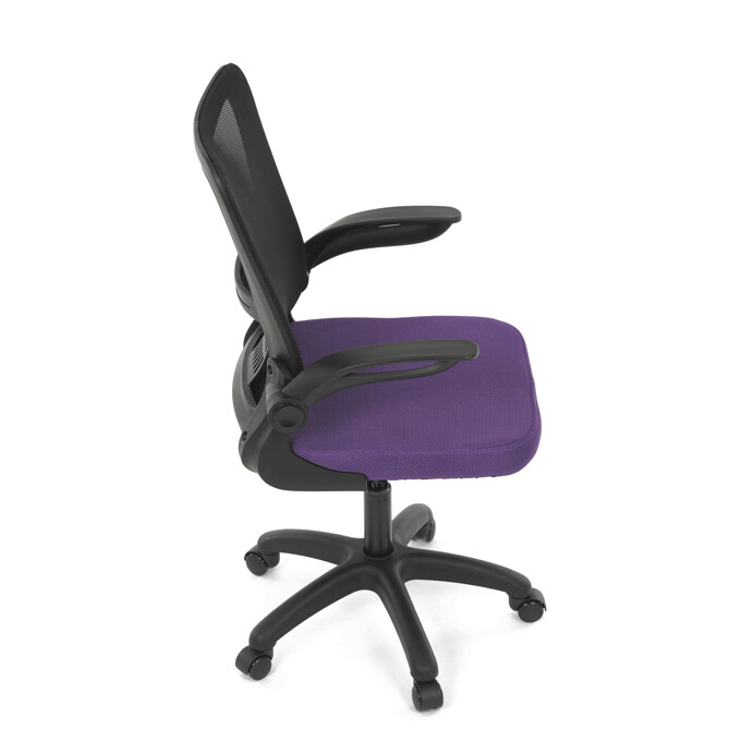 Dětská židle NINA – fialová síťovina, houpací mechanismus Autronic