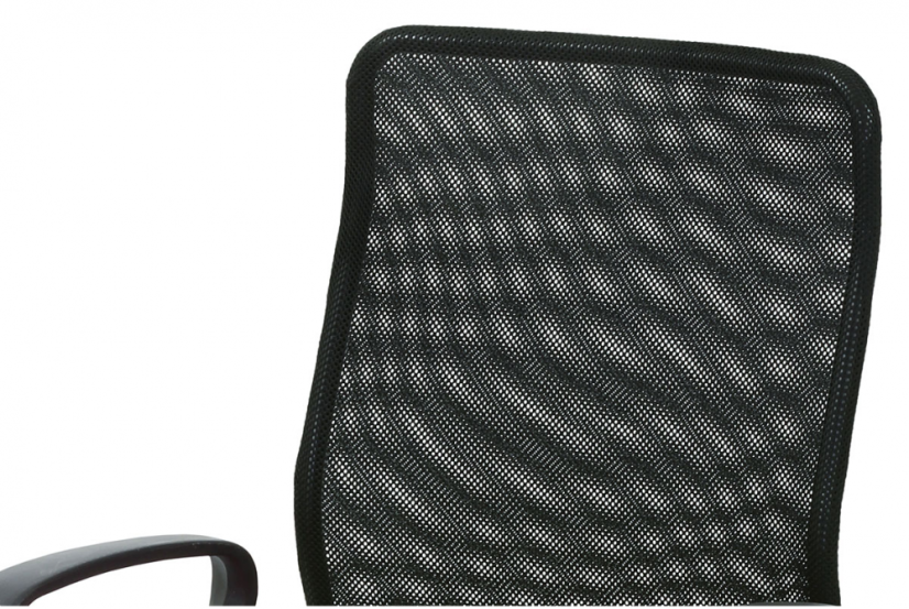 Kancelářská židle na kolečkách PIX – černá/růžová