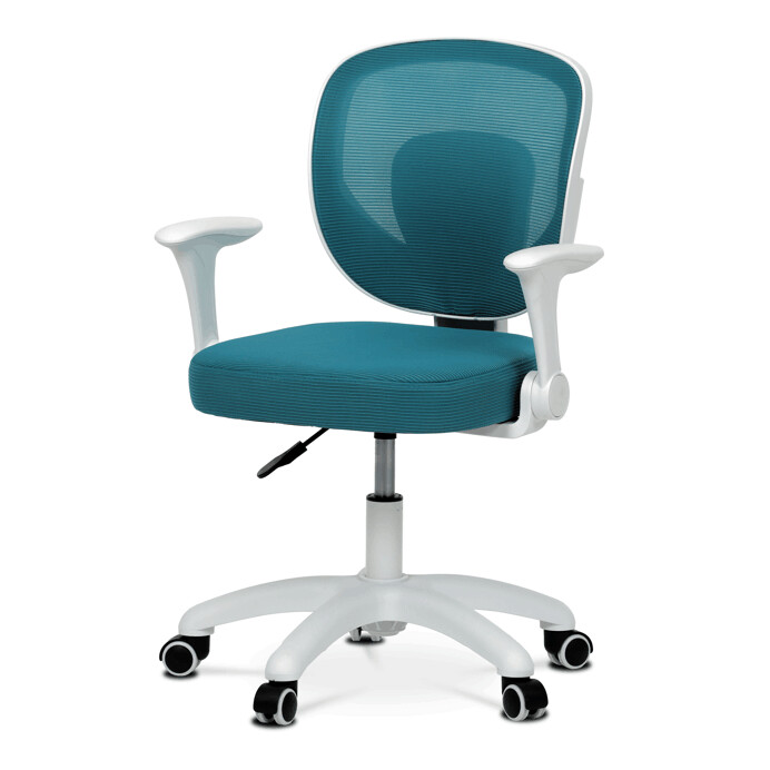 Dětská výškově nastavitelná židle AERO – modrá síťovina Autronic