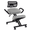 Ergonomická kľakačka RUFUS – Čierna, Látkový poťah