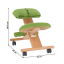 Ergonomická klekosed GROCO – zelená, látka, buk