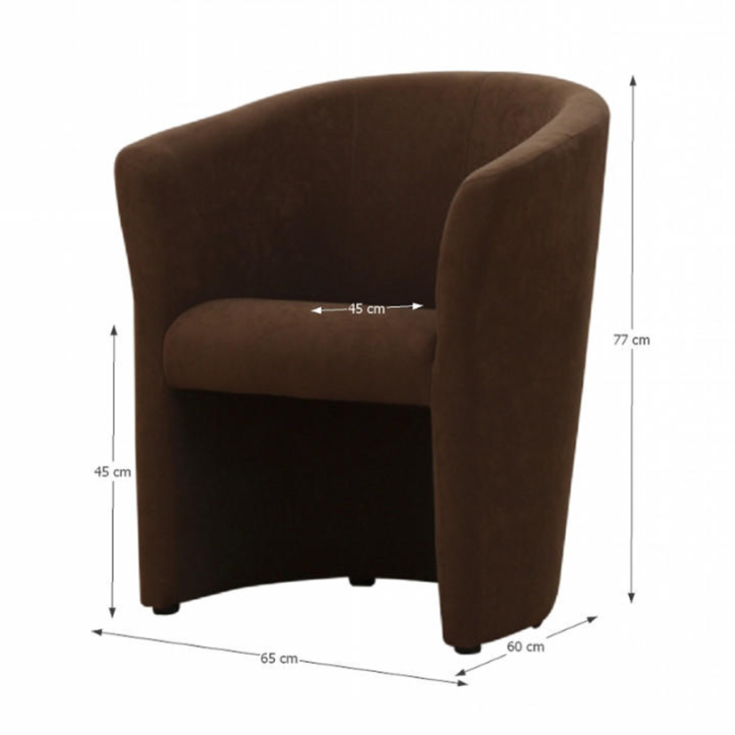 Relaxační křeslo CUBA — látka, více barev Kondela