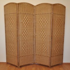 Paravan MANIRI II — dřevo, papír, světle hnědá