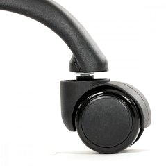 Kancelářské křeslo CYRUS — kov, ekokůže, šedá Autronic