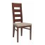 Dřevěná jídelní židle s čalouněným sedákem Stima FALCO – bez područek