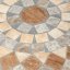 Záhradný set MOSAIC 1+2 – viacfarebná keramická mozaika, kovová konštrukcia