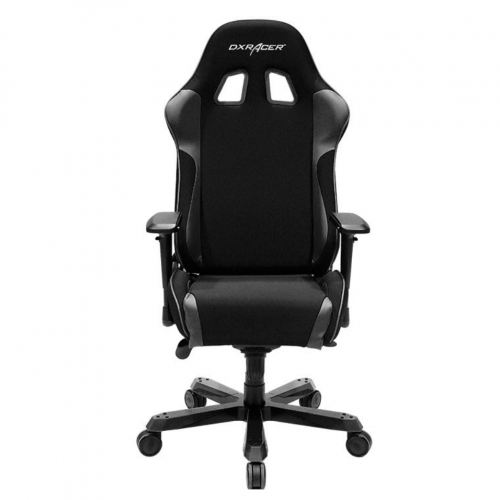 Herní židle DXRACER King OH/KS11/N – látková, černá, nosnost 150 kg