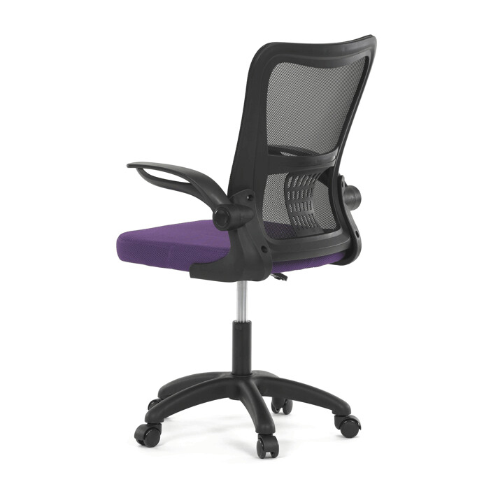 Dětská židle NINA – fialová síťovina, houpací mechanismus Autronic