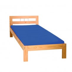 Jednolůžková postel JANA — masiv, borovice, 90x200 cm