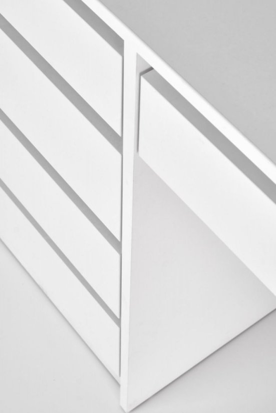 Toaletní stolek s LED osvětlením HOLLYWOOD XL - bílá Halmar