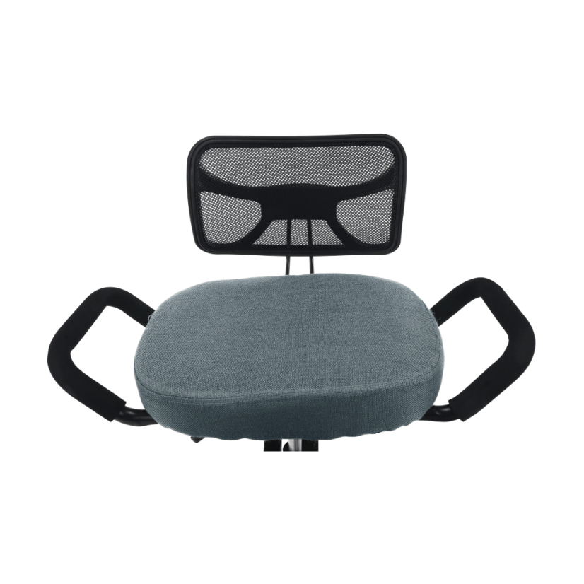 Ergonomická kľačka RUFUS – sivá látka