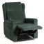 Masážne kreslo SEBASTIAN zo zeleného menčestru pre relax a komfort