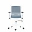 Kancelářská židle na kolečkách Antares NOVELLO WHITE –  s područkami, více barev - Čalounění Novello White: Šedá