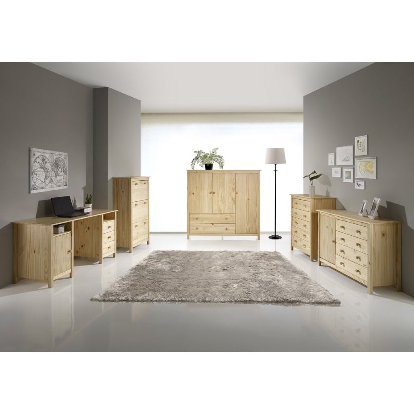 Drevený botník NAVUTÝ — masív borovica