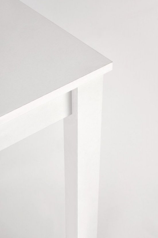 Jídelní rozkládací stůl GINO — 100x60 (+35cm), bílý
