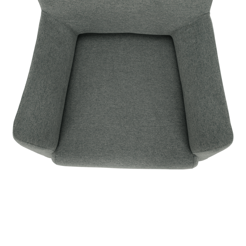 Křeslo ušák SAMY — masiv, látka, více barev