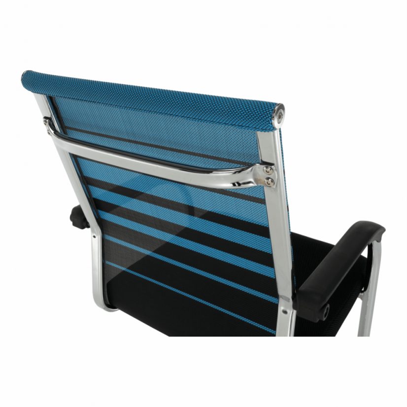 Konferenčná stolička ESIN - sieť/látka, viacfarebná - Farbové varianty ESIN: Hneda/čierna