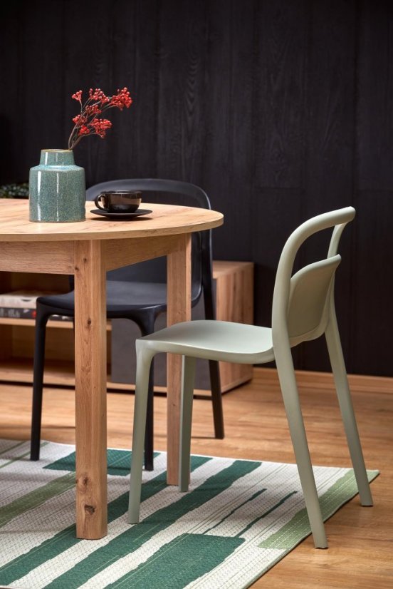 Jídelní rozkládací stůl RINGO — dekor řemeslný dub Halmar