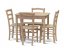 Jídelní dřevěný stůl PICO — 90x65cm, dub sonoma
