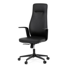 Kancelářské křeslo ORBIT – černá ekokůže s houpacím mechanismem Autronic