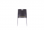 Jednací stohovatelná židle Sego STREAM – čalouněný sedák, více barev - Čalounění STREAM: Černá