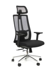 Kancelárska ergonomická stolička Sego STRETCH — čierna