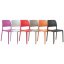 Plastová jídelní židle Stima BORA – bez područek, nosnost 200 kg - Barva plastu Stima: Tortora