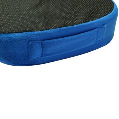 Ergonomický podsedák pod zadok - pamäťová pena, modrá