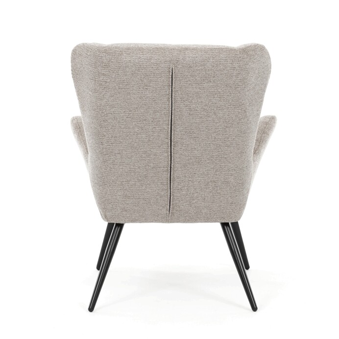 Elegantní hnědé křeslo ušák HUG – Autronic