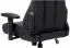 Herní židle ERACER F03 – umělá kůže, černá, nosnost 130 kg