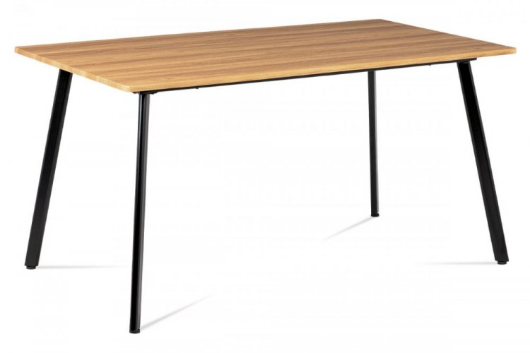 Jídelní stůl OPALO - MDF dekor dub, 150x80x76 cm