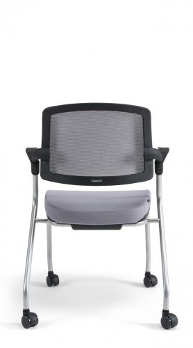Konferenční židle na kolečkách Bestuhl U20 BLACK — více barev, stohovatelná - Barevné provedení U20 BLACK: Zelená