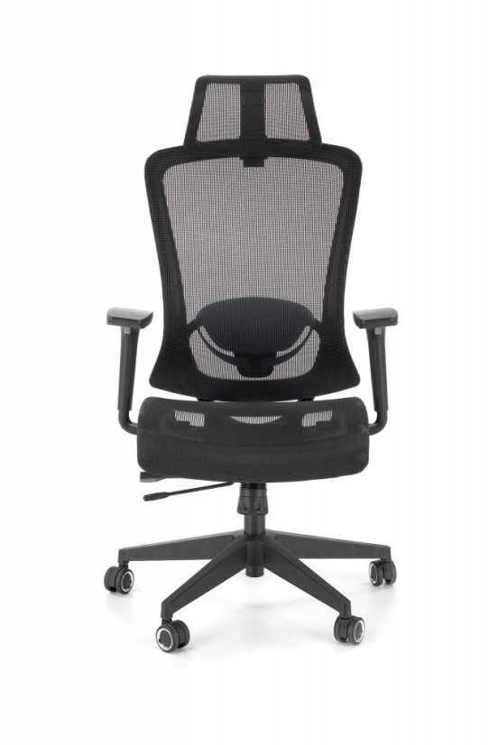 Kancelárska ergonomická stolička GOLIAT — sieť, čierna