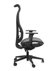 Kancelárska ergonomická stolička Sego HARMONY — sieť, čierna