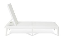 NUMANA plastové zahradní lehátko - bílá
