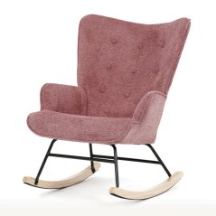 Hojdacie kreslo YAO – ružová, látka, ergonomický dizajn Autronic