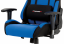 Herní židle na kolečkách ERACER F01 – černá/modrá