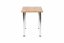 Jídelní stůl MODEX  –⁠ 90x60x75, chrom/dřevo, dub wotan