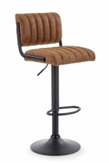 Barová stolička SUSI – ekokoža, hnedá