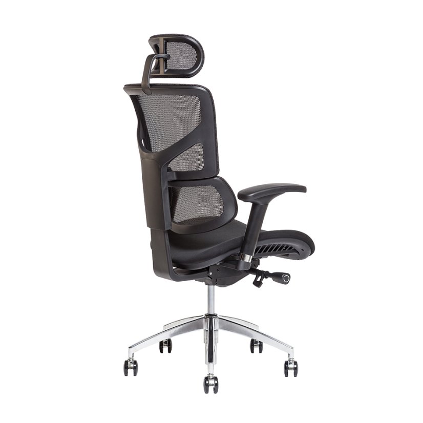 Kancelárska ergonomická stolička MEROPE SP — viac farieb, nosnosť 135 kg - Čalúnenie MEROPE SP: Modrá