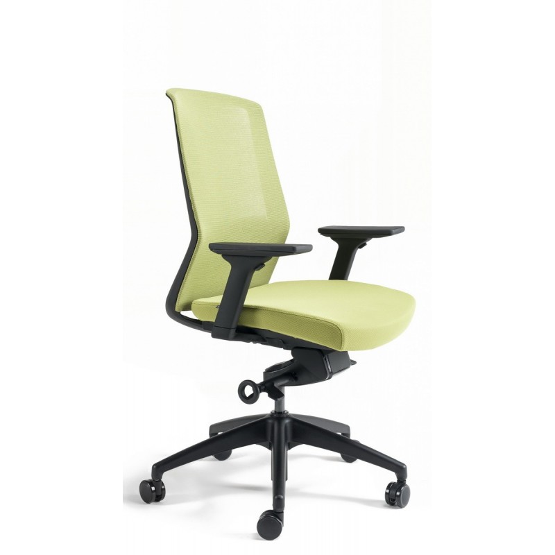 Kancelárska ergonomická stolička BESTUHL J17 BLACK — viac farieb - Farebné prevedenie J17 BLACK: Modrá