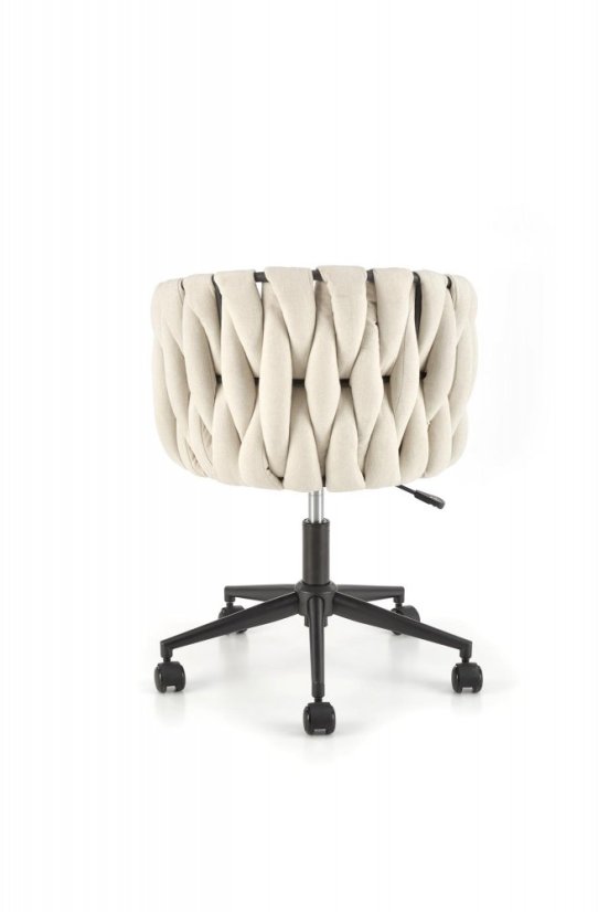 Kancelárska otočná stolička TALON — látka, béžová