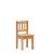 Dětská dřevěná židle Stima PINO Bambino – masiv borovice