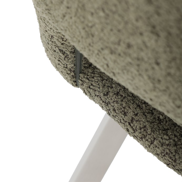 Moderní zelená jídelní židle RINA Autronic s nerezovými nohami