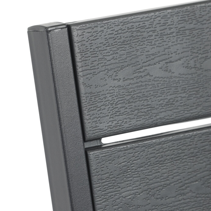 Zahradní sestava VERANDA –  polywood, šedá, Autronic