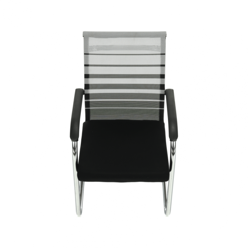 Konferenčná stolička ESIN - sieť/látka, viacfarebná - Farbové varianty ESIN: Hneda/čierna