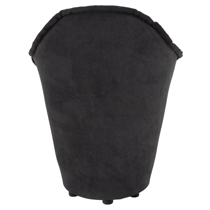 Designové křeslo PERSI s úložným prostorem — látka, šedá Kondela