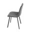 Elegantná jedálenská stolička NOX – sivý zamat, čierny kov Autronic
