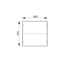 Jednací stůl GJ 800 – rovný, 80 cm, Hobis