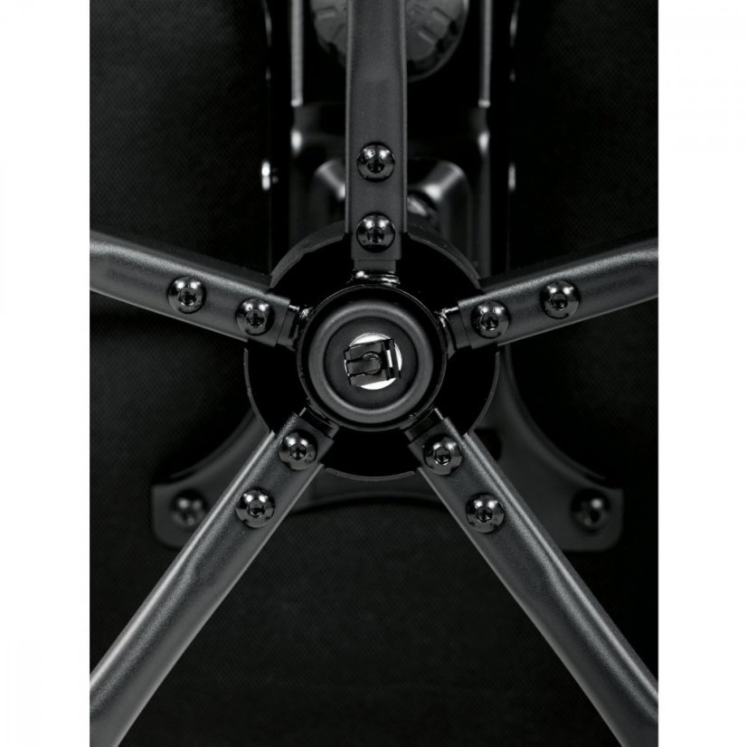 Kancelárske kreslo EZRA — kov, látka, sivá